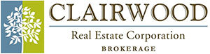 Clairwood Real Estate Corporation Brokerage wordmark beside a green and blue tree emblem